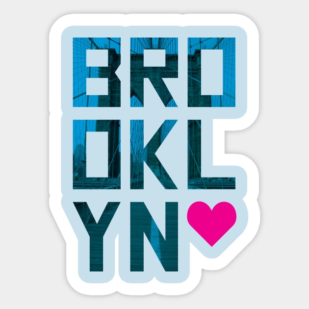 Brooklyn Love Sticker by oddmatter